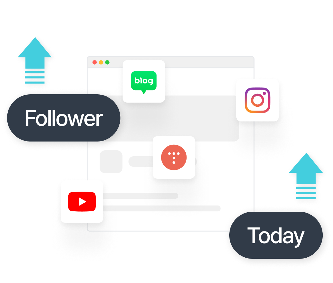 크리에이터 성장 이미지